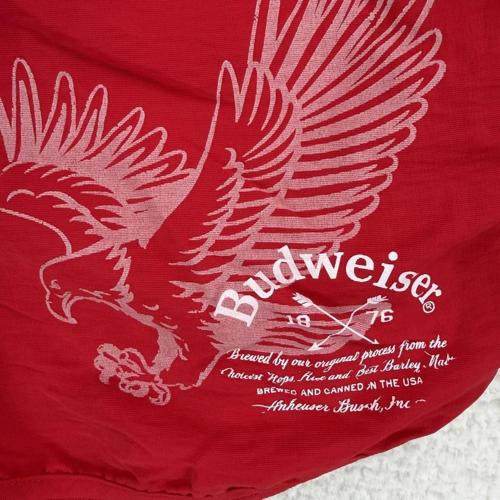 Budweiser Swim Shorts Mens Large Red Eagle Logo Boardshorts PacSun Beer Beach